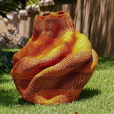 Tall Bolga Wave Basket