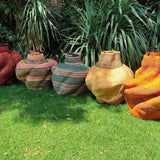 Tall Bolga Wave Basket - SAFI-DB26