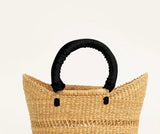 Natural Bolga tote basket