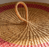 Handwoven laundry Basket with cover - SAFI-LC16