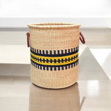 Handwoven Bolga laundry Basket - SAFI-LC12