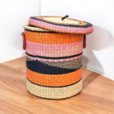 Handwoven Bolga laundry Basket - SAFI-LC11