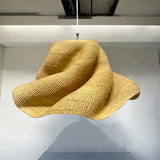 Handwoven lamp shade