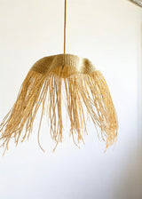 Bolga Boho fringe lamp shade