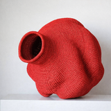 Bolga Wave Pot Basket, Home decor baskets