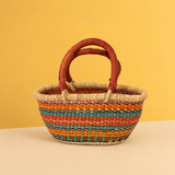 Multicolour tote basket