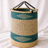 Handwoven Bolga laundry Basket