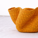 Orange Bolga Wave Basket - SAFI-WB30
