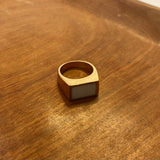 Hammered Brass Ring