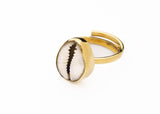 Funa Cowrie Bangle with adjustable ring
