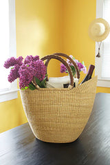 Huba hand woven Bolga basket
