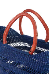 Blue tote basket