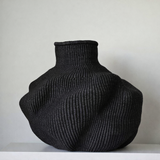 Bolga Wave Pot Basket, Home decor baskets