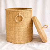 Handwoven Bolga laundry Basket