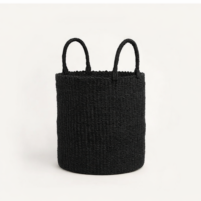 Handwoven laundry Basket
