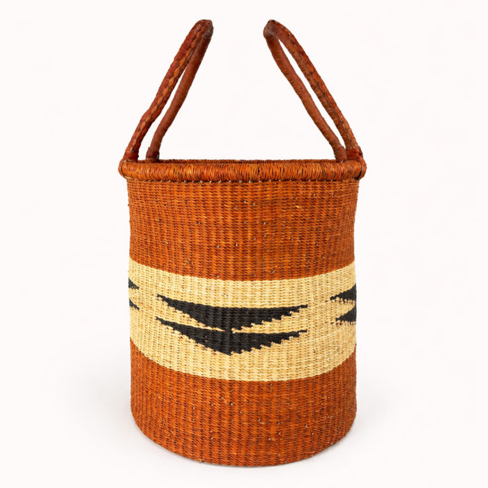 Handwoven laundry Basket