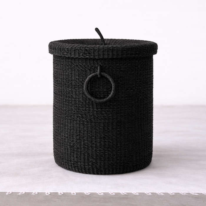 Handwoven Bolga laundry Basket