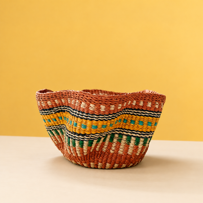Bolga Wave Basket