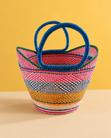 Multicolour tote basket