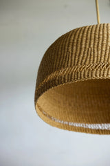 handwoven lamp shade