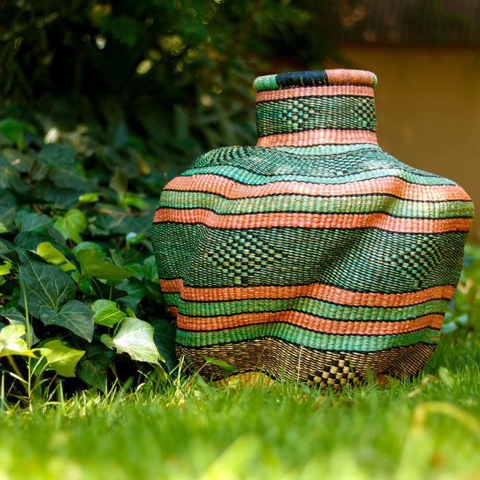 Tall Bolga Wave Basket