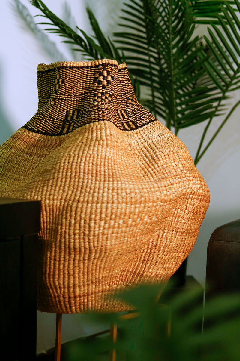 Tall Bolga Wave Basket