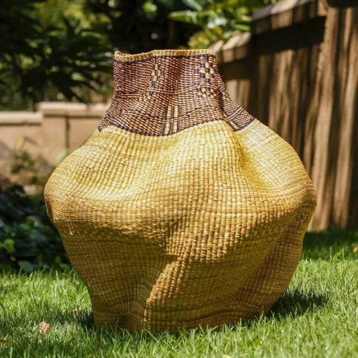 Tall Bolga Wave Basket