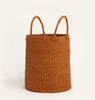 Rustic Brown Bolga Laundry Basket - SAFI-L02