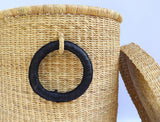 Handwoven Bolga laundry Basket