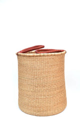 Handwoven Bolga laundry Basket