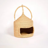 Handwoven Bolga Cat Basket