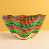 Wave bolga basket - multicolour