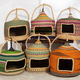 Kunle Handwoven Bolga Cat Basket