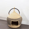 Handwoven Bolga Cat Bed