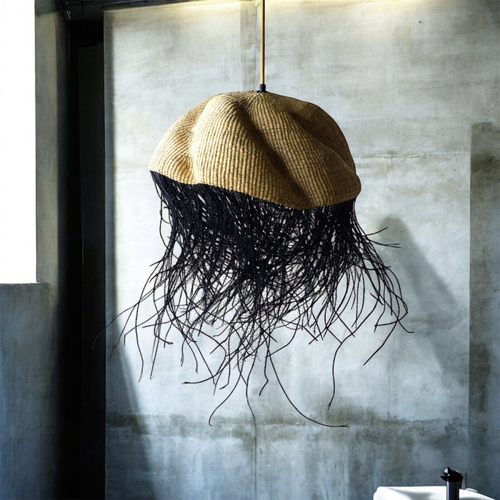 handwoven lampshades
