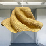 Handwoven lamp shade