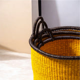 Green Woven Hamper Basket