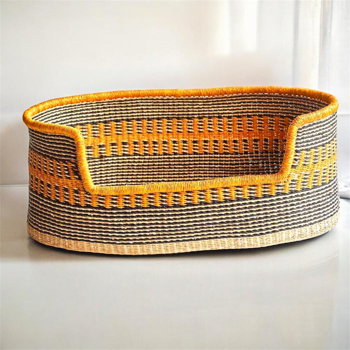 Handwoven Pet Bed, Woven Dog Bed