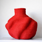 Bolga Wave Pot Basket, Home decor baskets