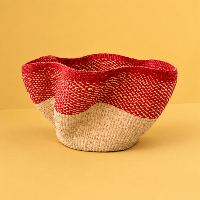 Bolga Wave Basket