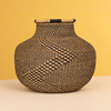 Handwoven bolga pot basket