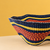Wave bolga basket - multicolour