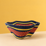 Wave bolga basket - multicolour
