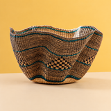 Wave bolga basket - multicolour