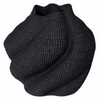 Cora Black pot wave Bolga Basket