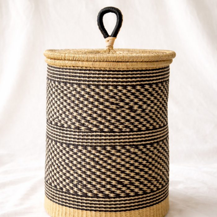 Handwoven laundry Basket