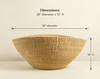 Custom Order – Oversized Handwoven Bolga Basket