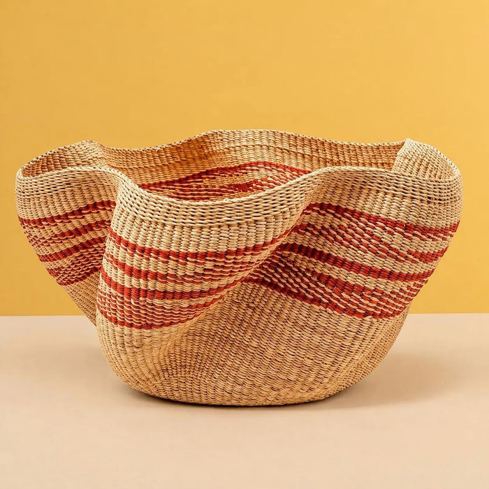 Bolga Wave Basket