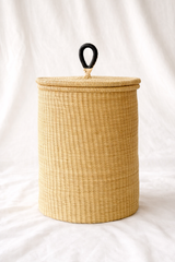 Handwoven Bolga laundry Basket - SAFI-LC07