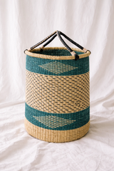 Handwoven Bolga laundry Basket